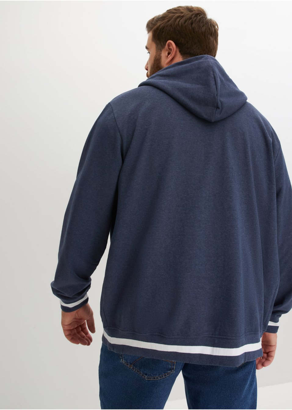 Gilet sweat à capuche coupe confort