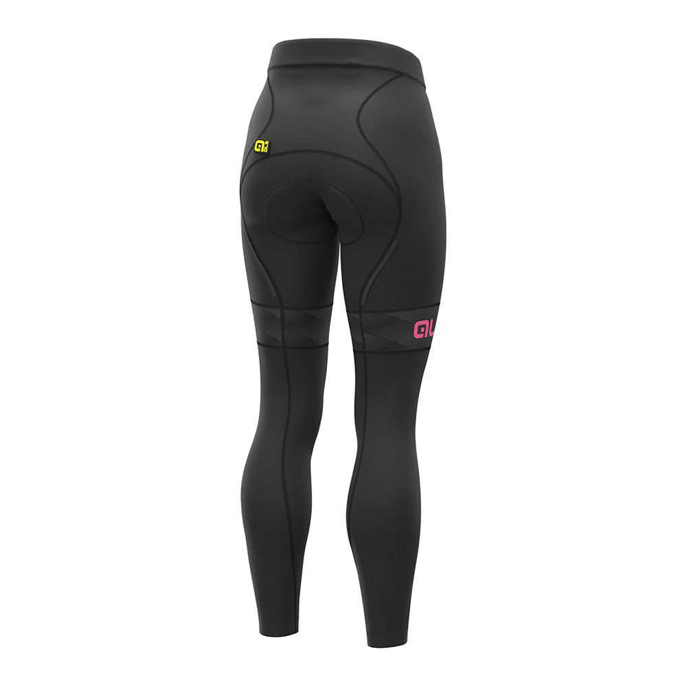 Ale MILD - Collant Femme black/fluo pink