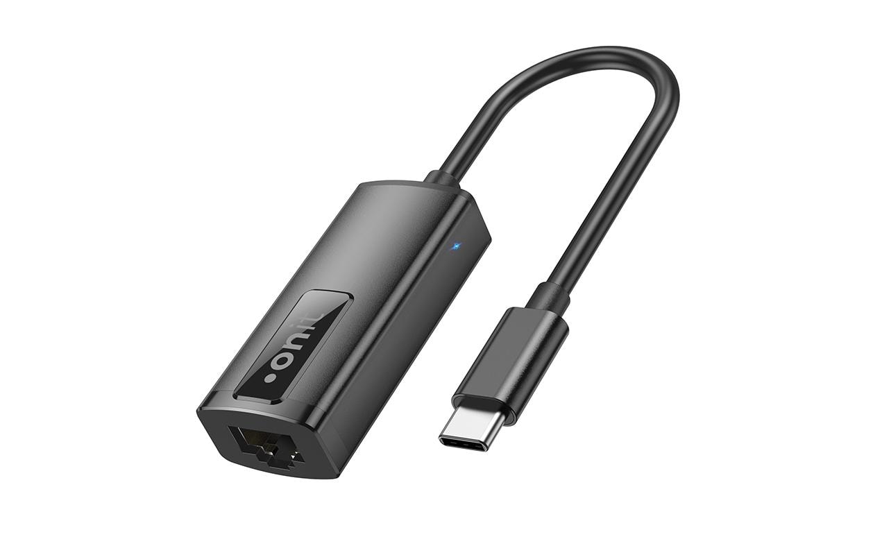 Netzwerk-Adapter USB-C – RJ45 Gigabit-LANKompakter Adapter für Mobilgeräte ohne RJ45-Anschluss