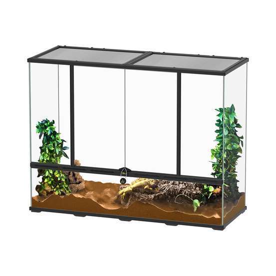 Terrarium Noir L.118xP.45xH.90cm
