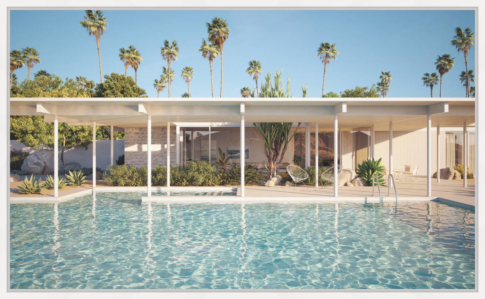 Palm Desert House by Guachinarte - Limited Edition. Edition of: 150. Signed.