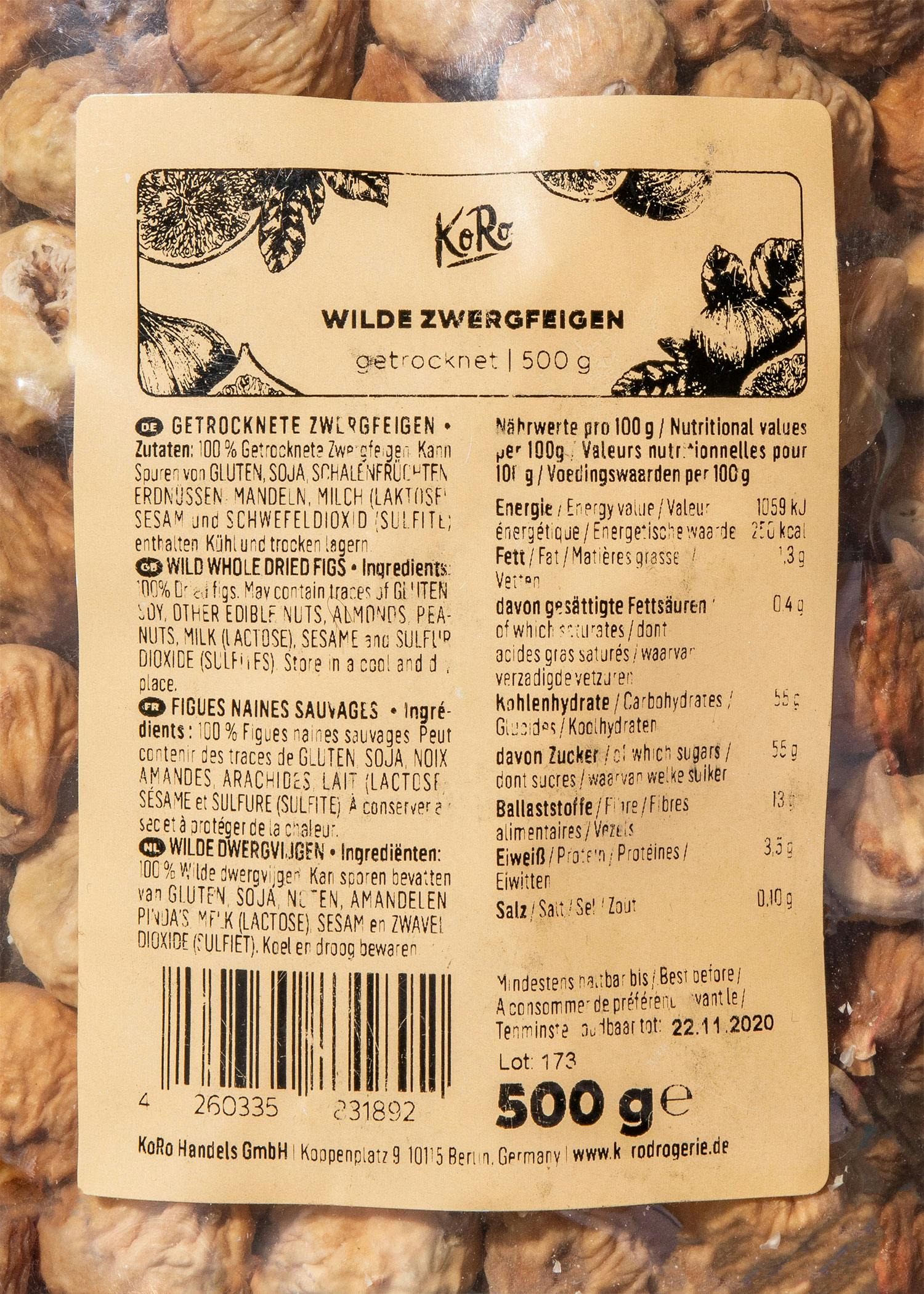 Wilde Zwergfeigen 500 g
