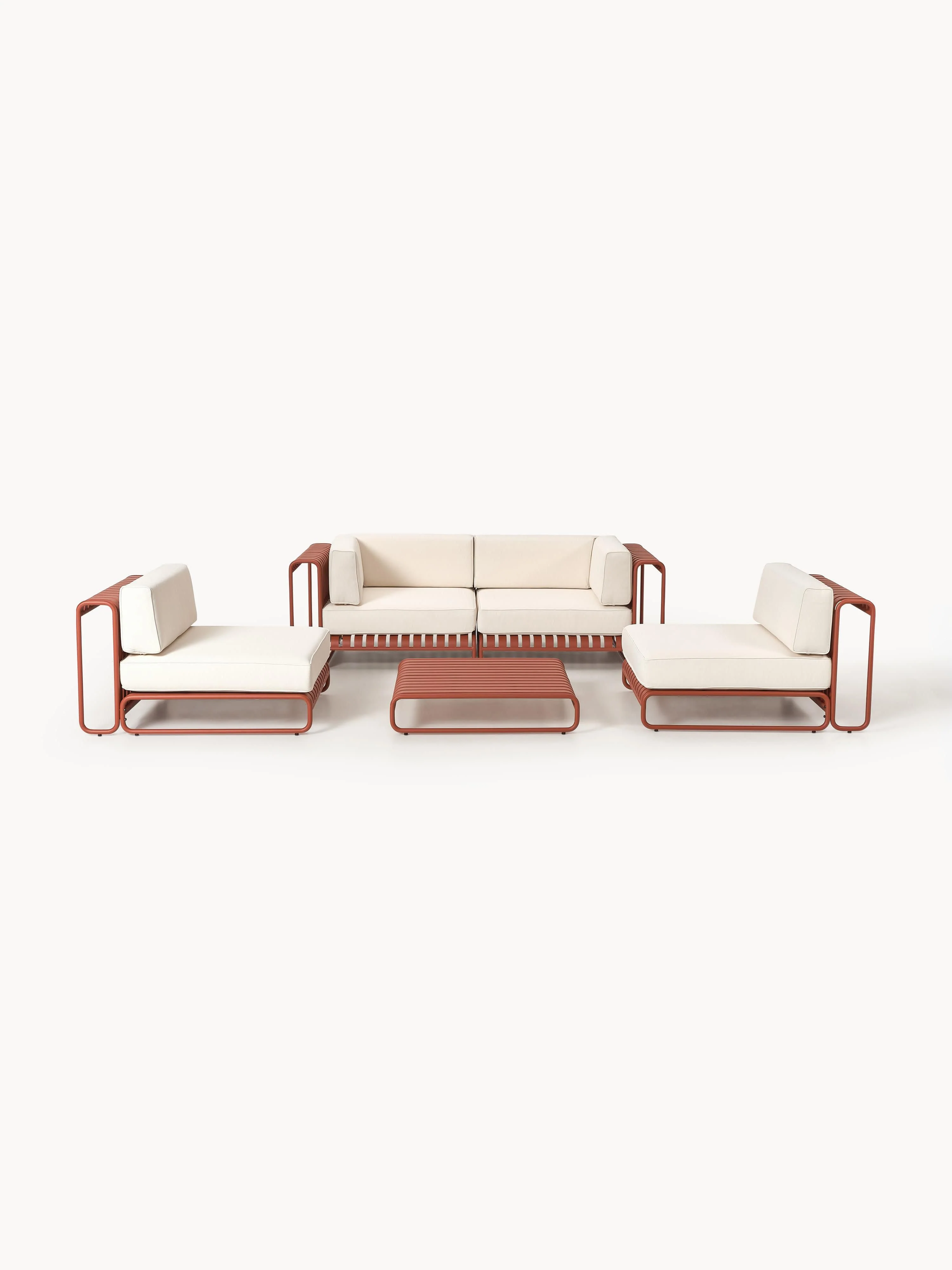 Tuin loungeset Caio, 4-delig