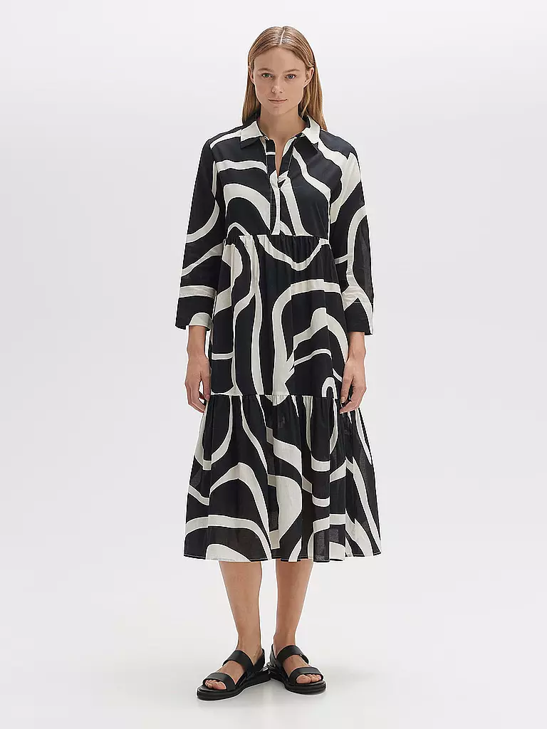 OPUS Midikleid WERANO schwarz