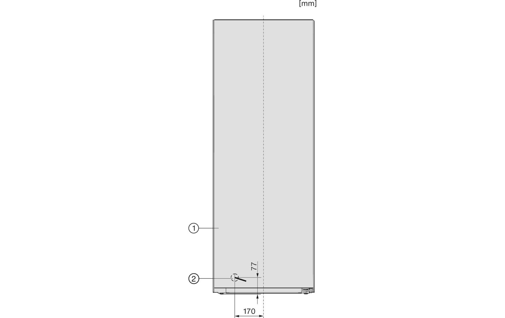 Gefrierschrank FN 4342 D Rechts<br>Freistehender Gefrierschrank