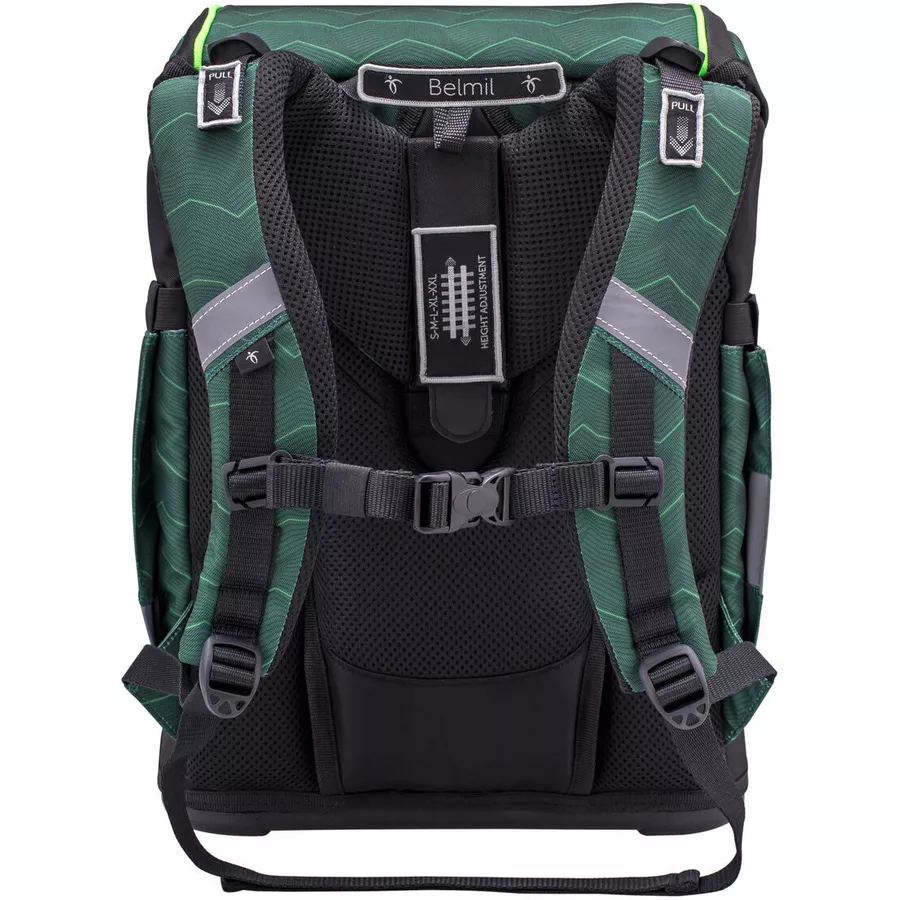 Belmil Schulrucksack Premium Smarty Plus Schulranzen Twist of Lime