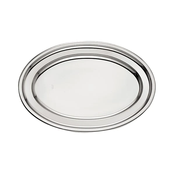 Plat ovale en inox England 40 cm Inoxriv