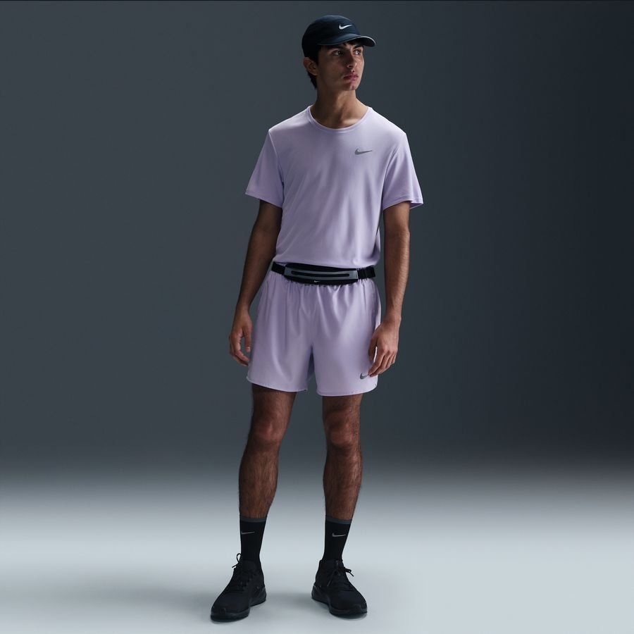 Nike T-shirt Running Dri-FIT UV Miller - Hydrangeas/Argenté