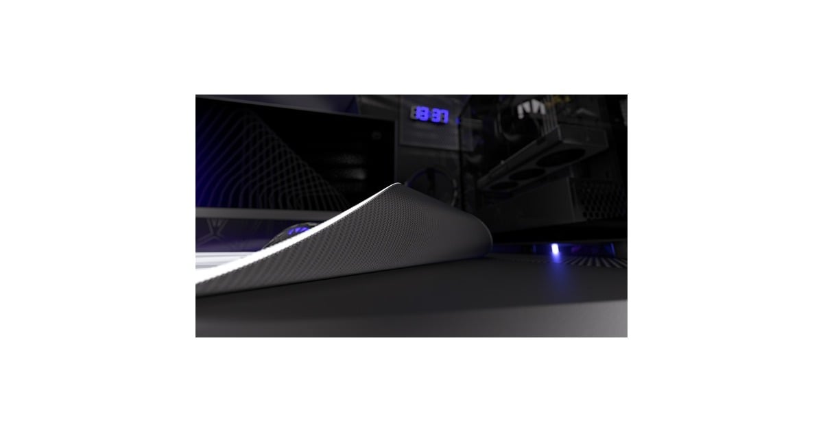 ENDORFYCrystal Onyx White L gaming muismat  (Wit/grijs)