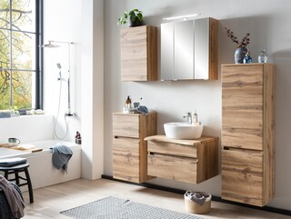 Spiegelschrank Brügge Wotaneiche B/H/T 60x64x20cm