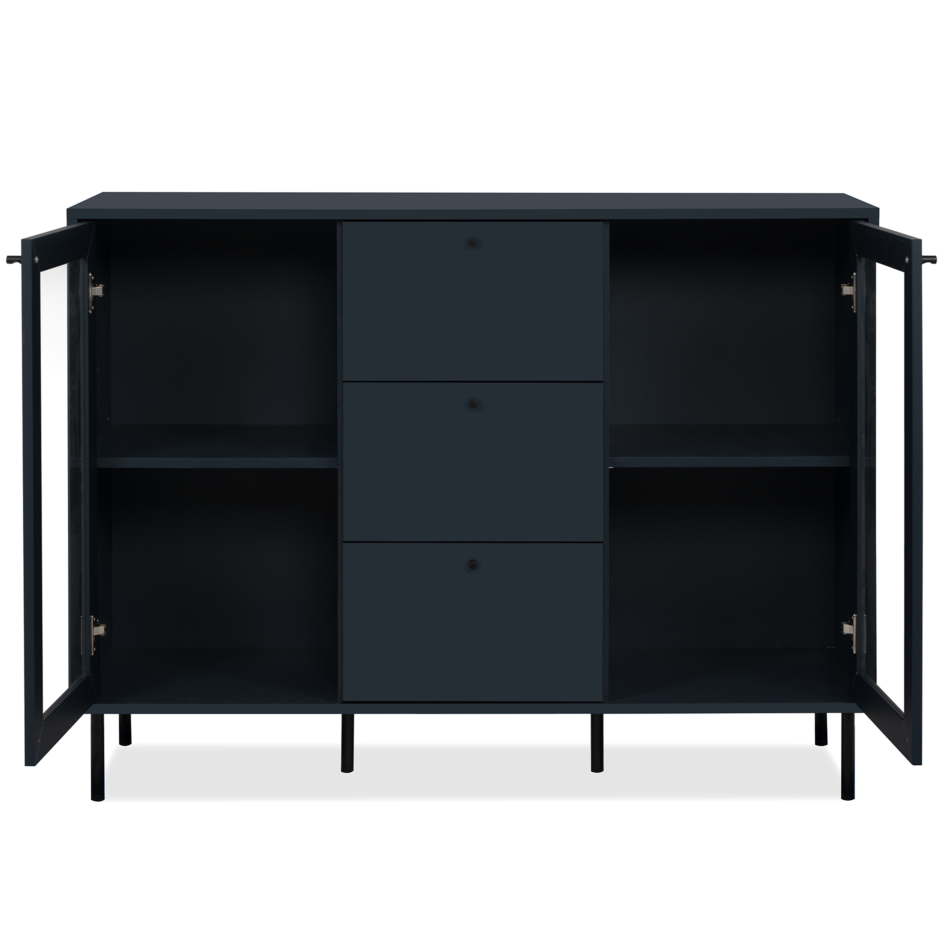 Kommode - navyblau - 120 cm breit
