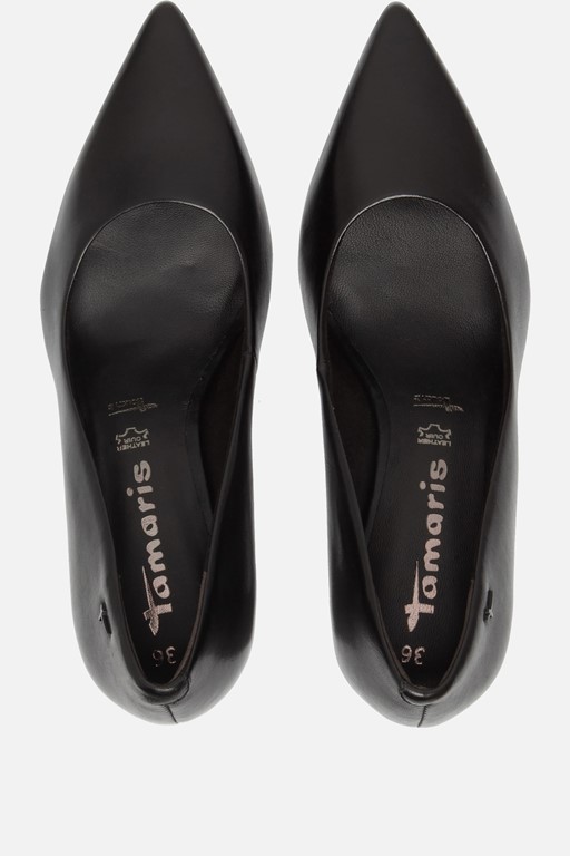 Tamaris Pumps zwart Leer