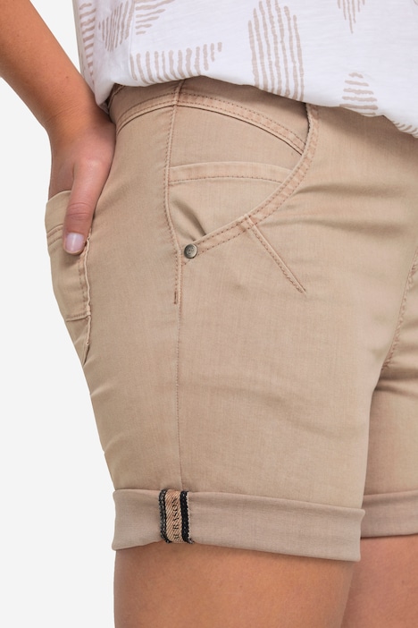 Shorts, gerades Bein, Elastikbund, mit recyceltem Polyester