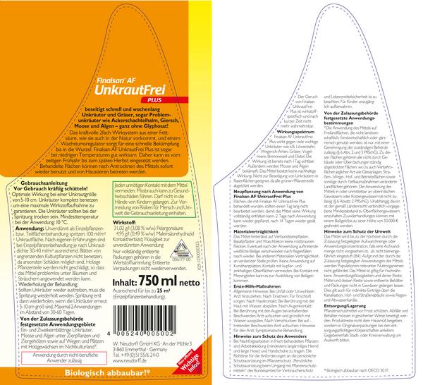 Neudorff Finalsan® AF UnkrautFrei Plus, 750