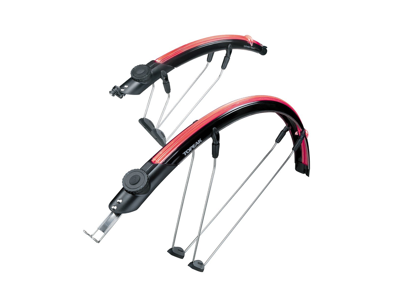 Topeak DeFender iGlow X skærmsæt racer med lys