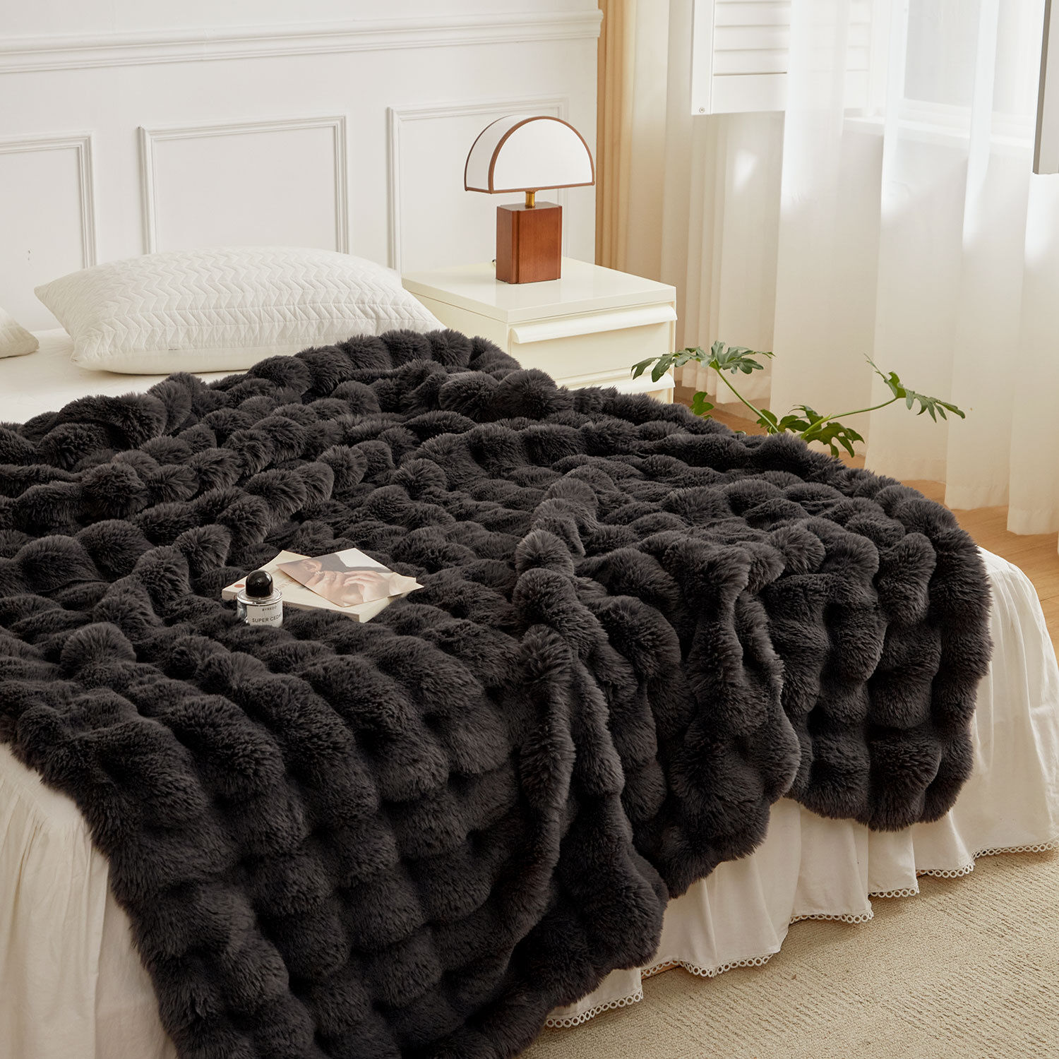 Kuscheldecke in Nerz-Optik