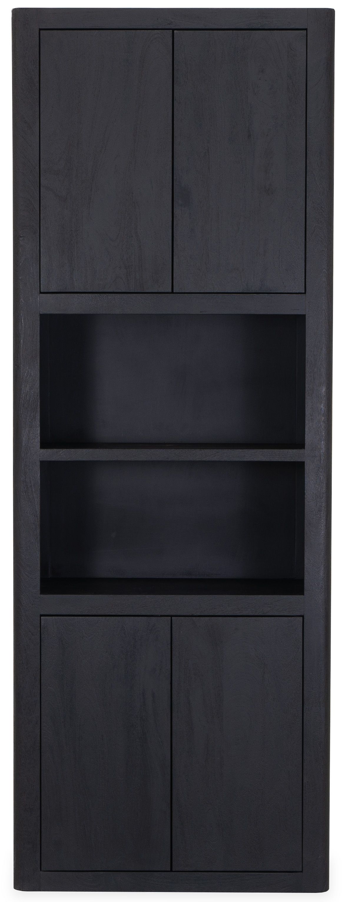 Bergkast Zwart Tenna B80 x D45 x H220 cm