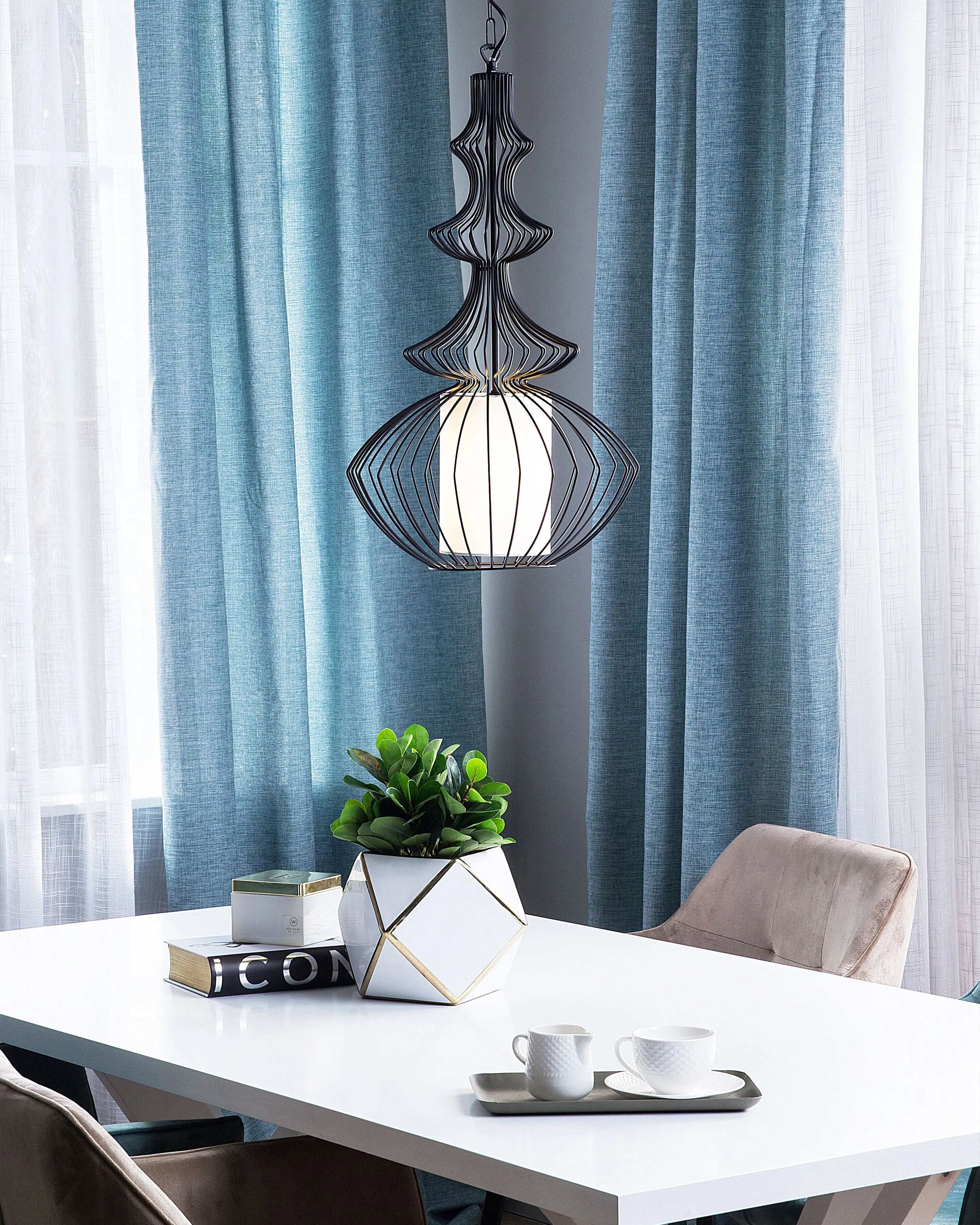 Hanglamp KOLVA Metaal Zwart