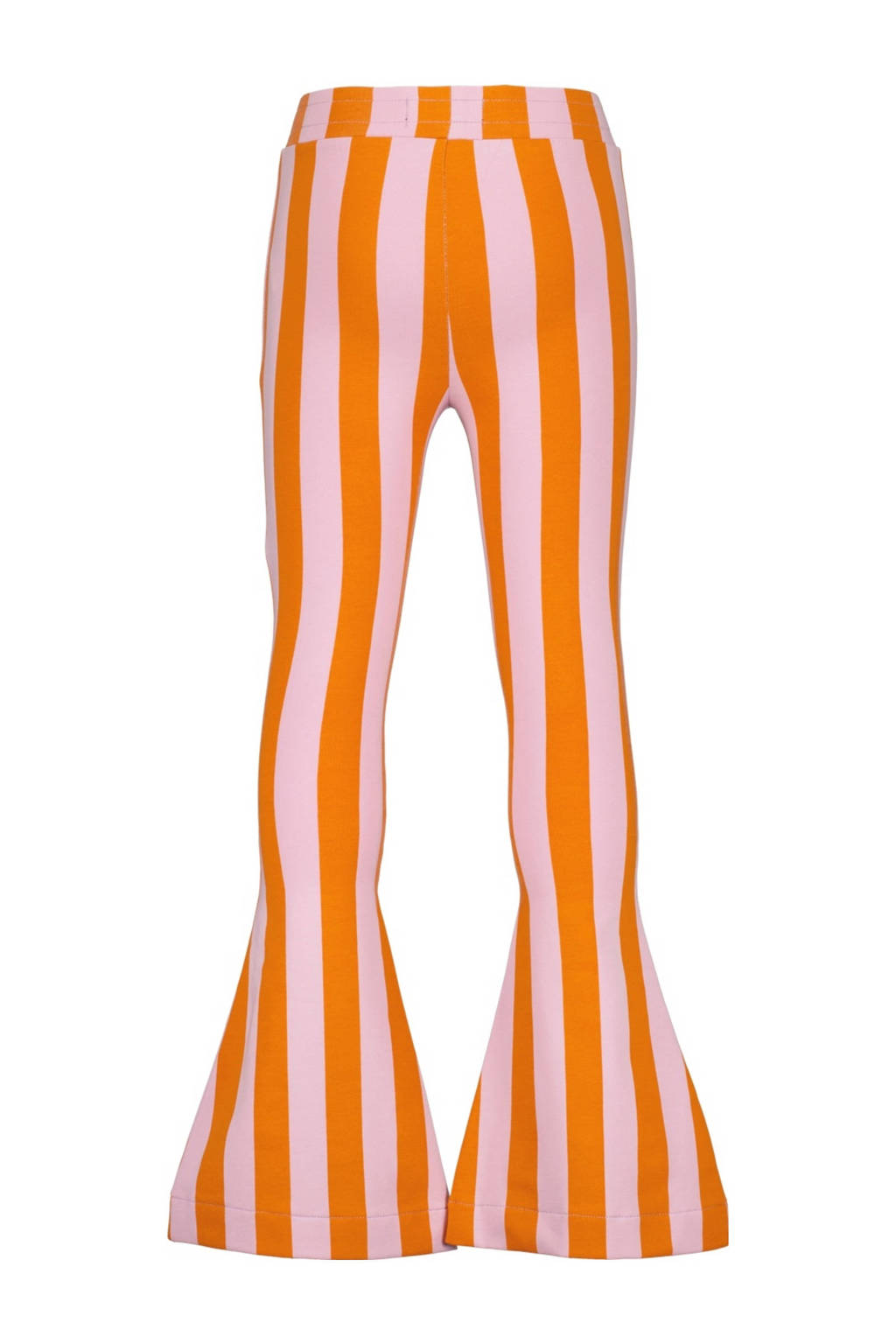 Raizzed gestreepte flared broek Whitley roze/oranje
