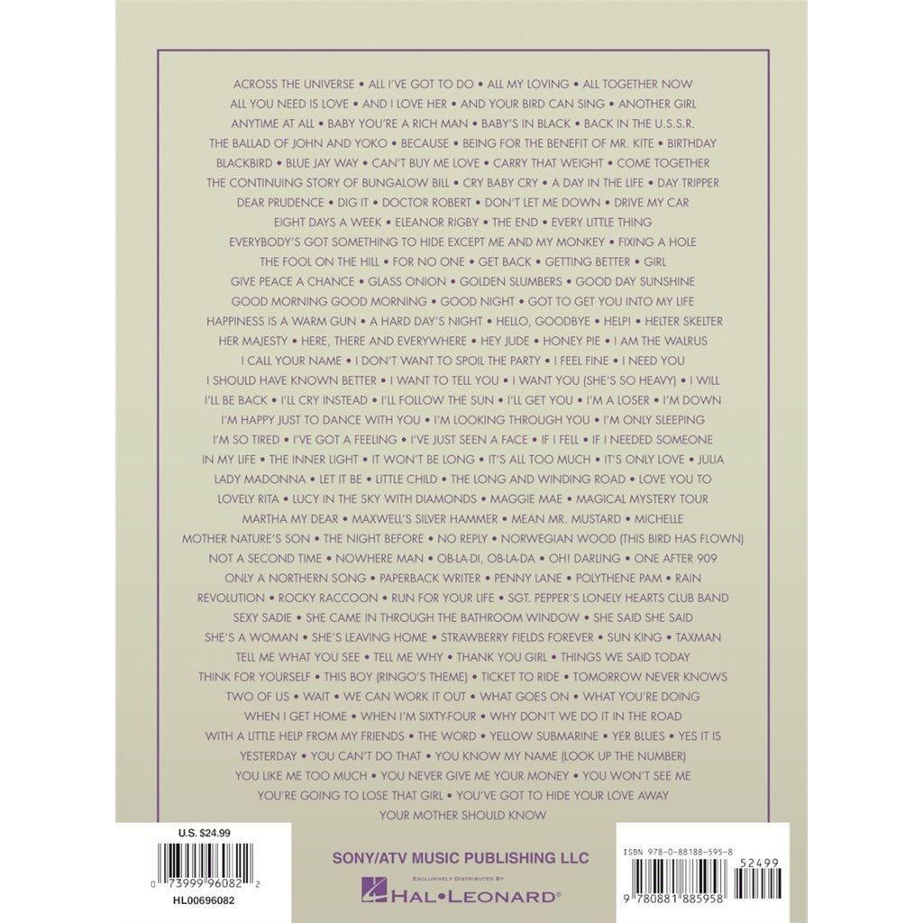 Hal Leonard The Beatles Complete Updated Edition Easy Guitar songboek voor gitaar