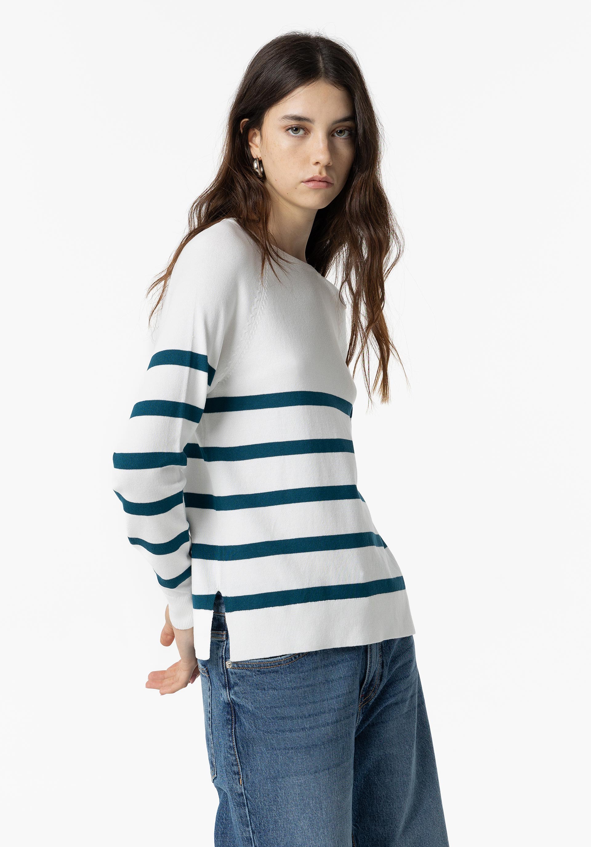 Camisola de Malha às Riscas