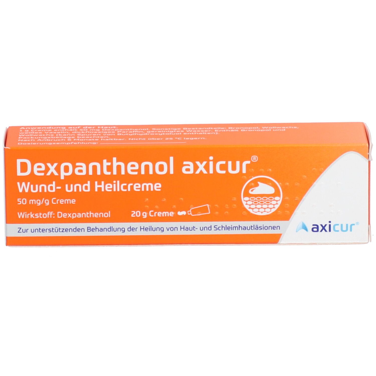 Dexpanthenol axicur® Wund- und Heilcreme 50mg/g Creme