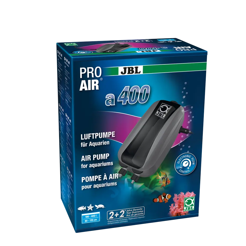 JBL ProAir A400 | Extra krachtige luchtpomp voor grote aquaria