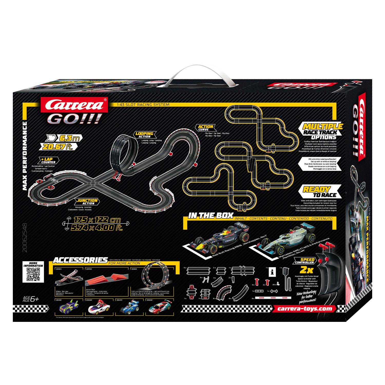 Carrera GO!!! Racebaan - Max Performance