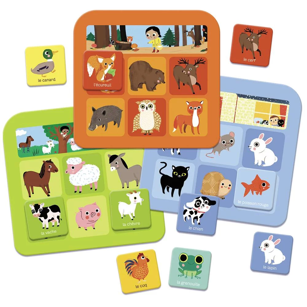 LOTO DES ANIMAUX FAMILIERS