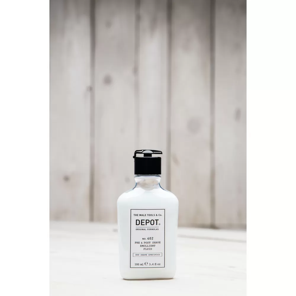 Depot 402 Pre & Post Shave Emollient Fluid - 100 ml.