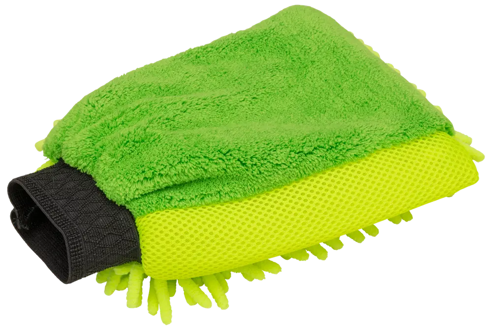 3-i-1 mikrofiber vaskehandske
