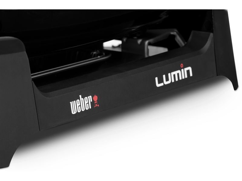 Weber Elektrogrill Lumin Compact, Schwarz Mobiler Elektrogrill