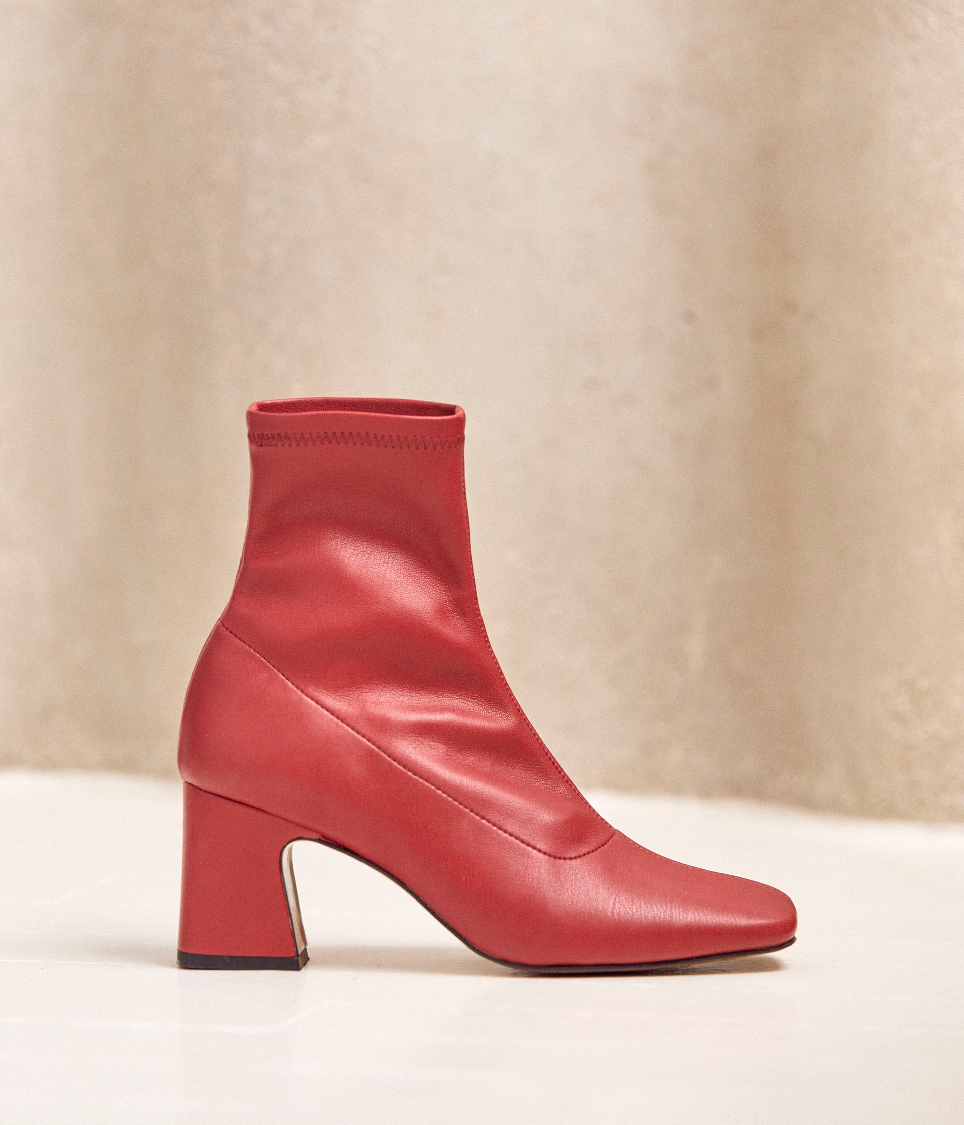 Bottines rouges Lili