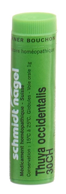 SCHMIDT-NAGEL Thuya occidentalis 30 CH<br>1 g, Globuli