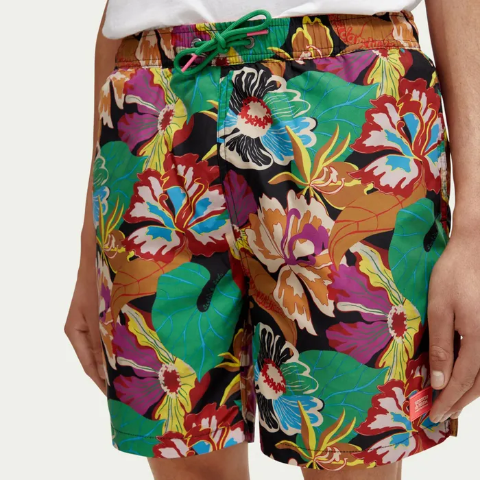 Scotch & Soda Mid Length Printed AOP Zwemshort Heren