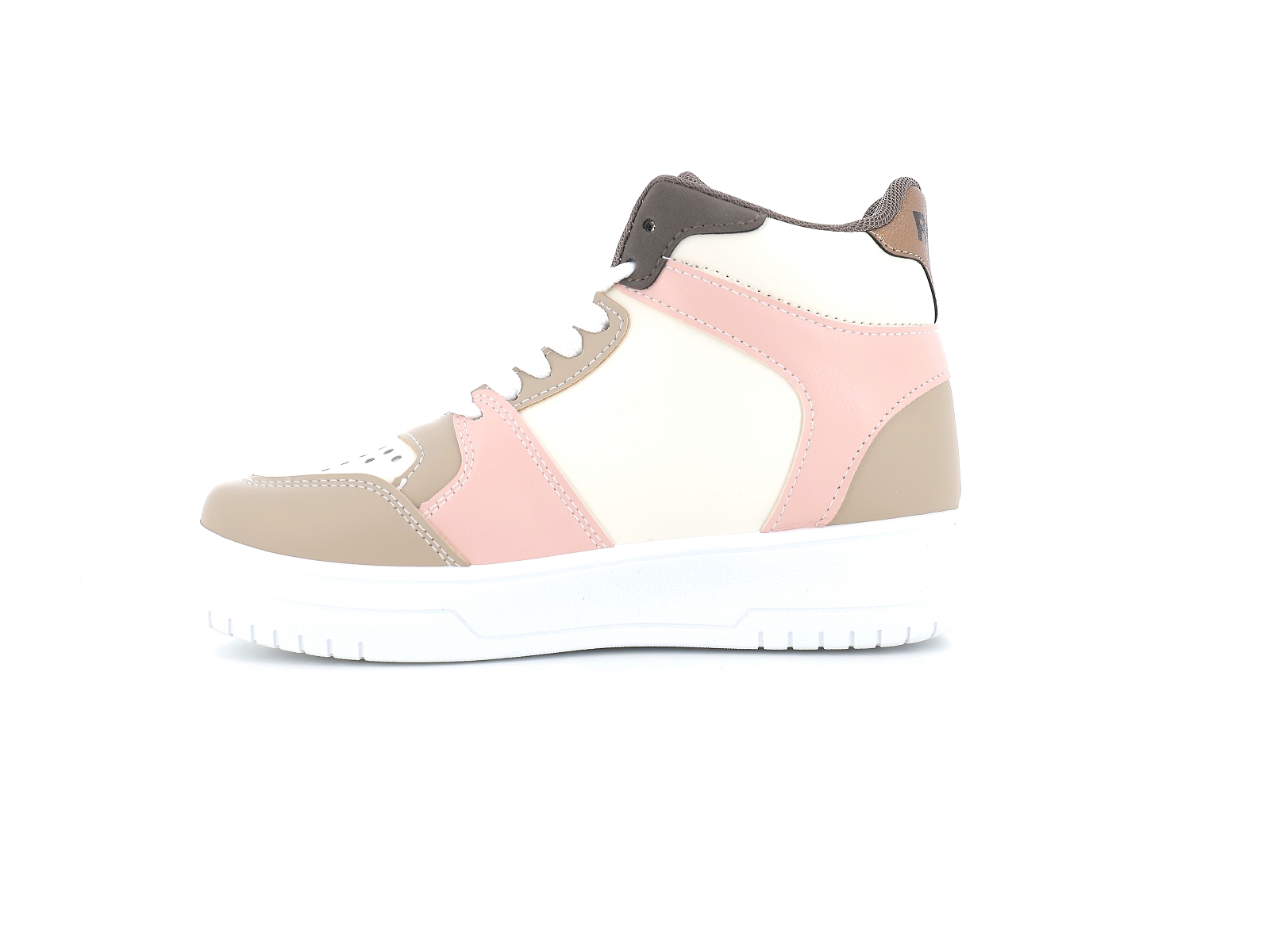 Refresh-170113 Matières combinées Blanc Rose