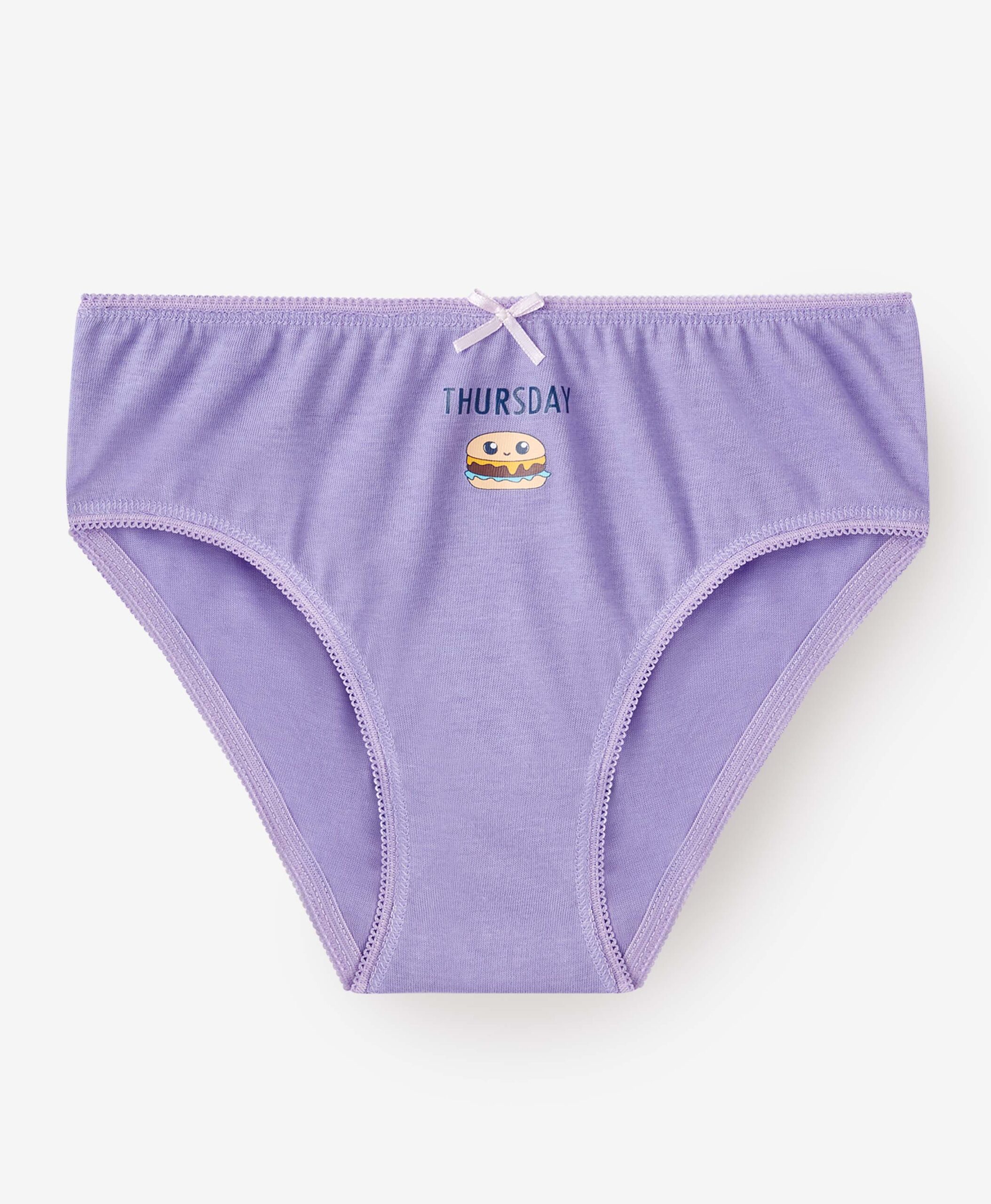 Unterhosen für Mädchen, 100% Baumwolle, 7er-Pack