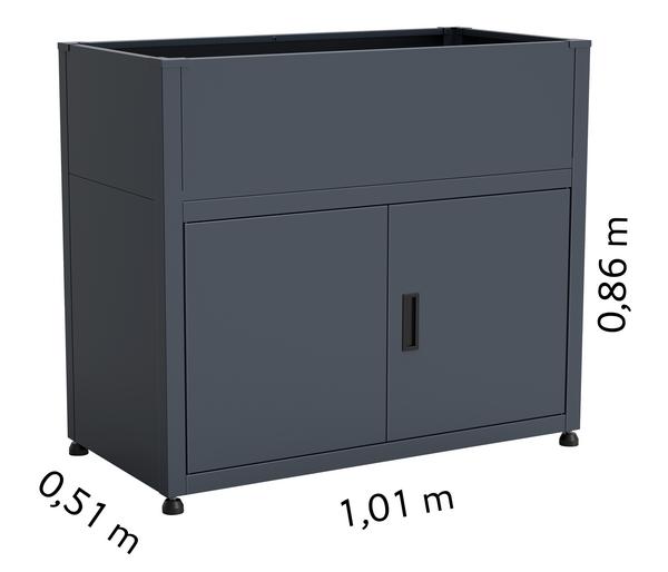 KGT Stahl-Hochbeet Urban Grow Space,