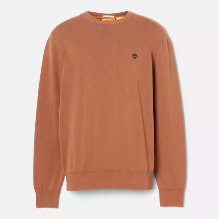Suéter Williams River Crewneck Masculino na cor Laranja