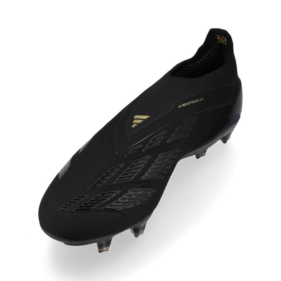adidas Predator Elite Laceless FG Dark Spark - Noir/Gris/Doré