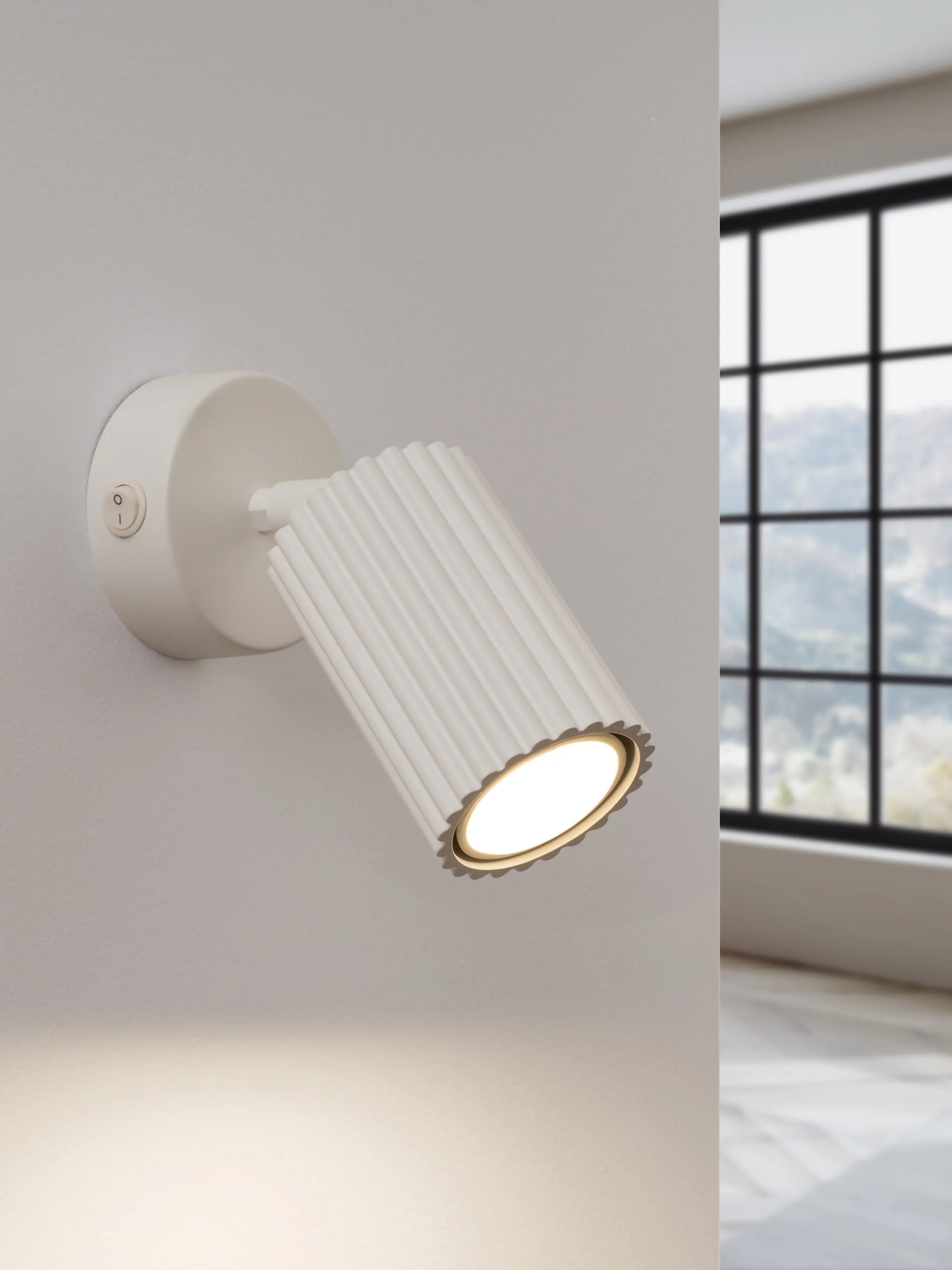 Wandspot Gleam met schakelaar