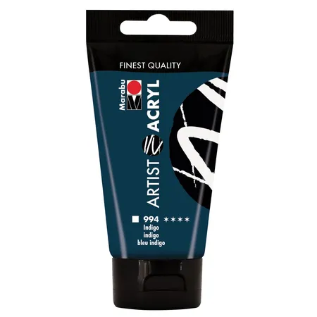 Marabu Artist Acryl, Indigo 994, 75 ml