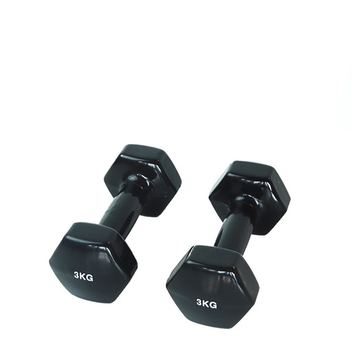 Par de halteres coloridos de 3 kg