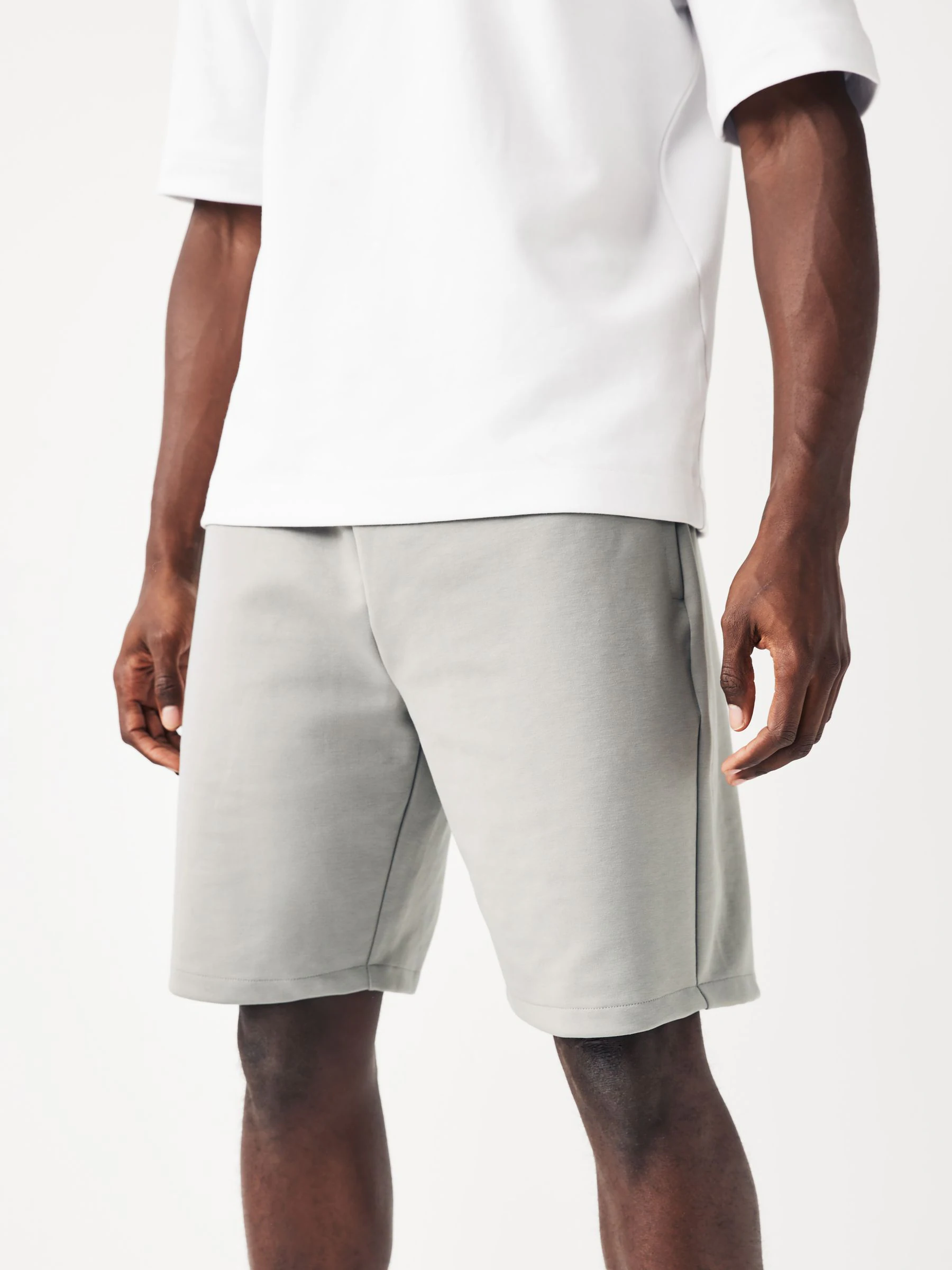 Zwart/grijs - 2 jersey shorts met ritszakje