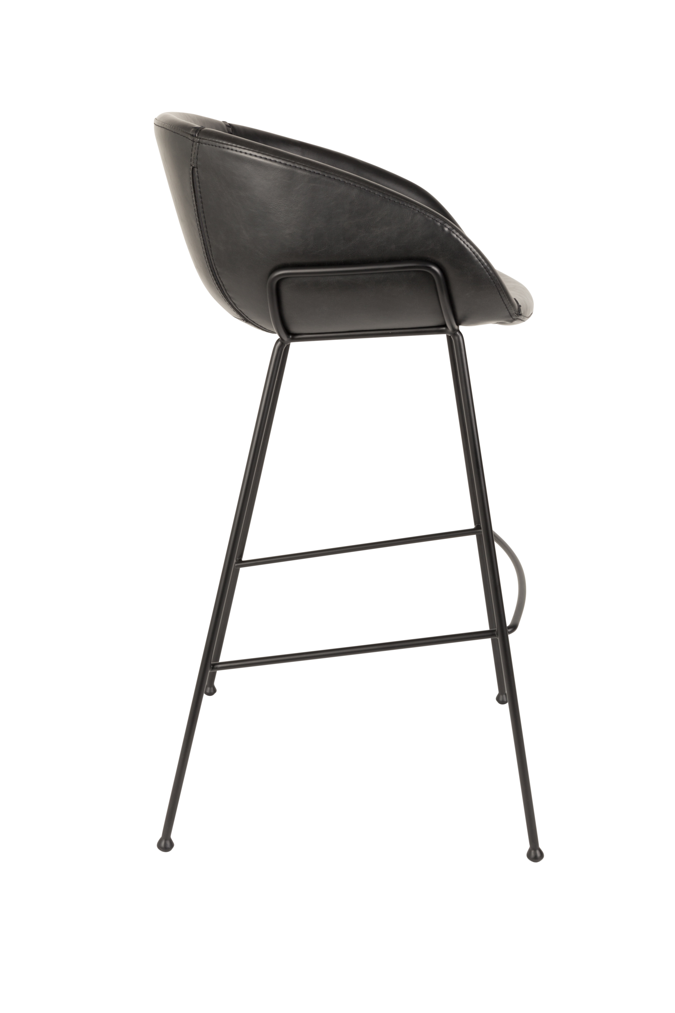 Barkruk Feston (zithoogte 76 cm) zwart - set van 2