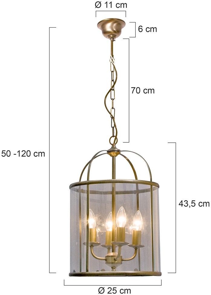Hanglamp 5972BR Pimpernel ⌀25  cm