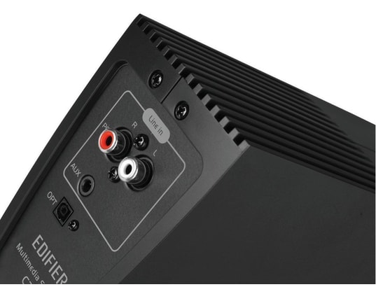 EDIFIER - Enceinte amplifiée 2.1 C2XD - Kit d'Enceintes 2.1 PC Noir Analogique et Optique, T...