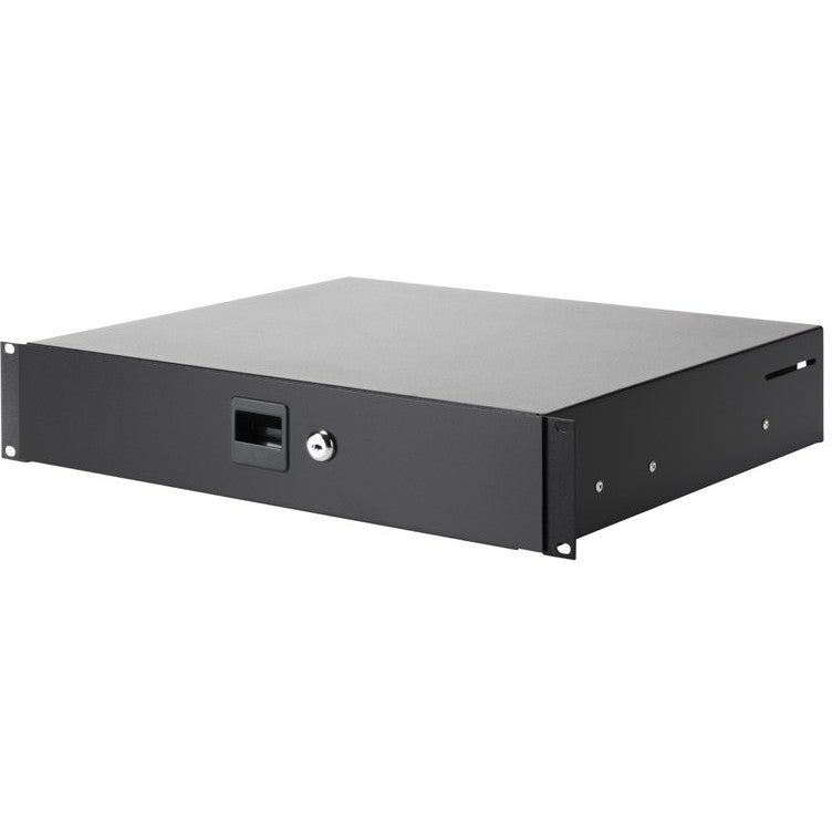 Adam Hall 87402 racklade 2U staal met slot