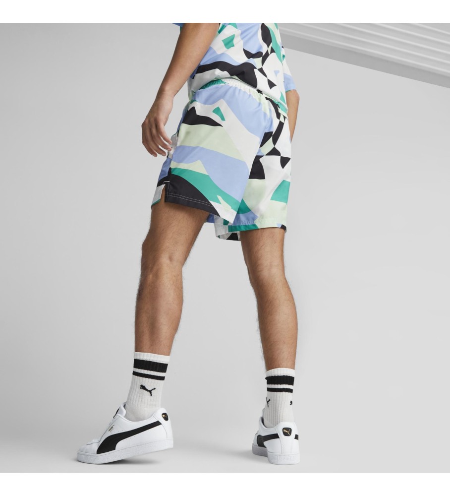 Shorts Puma Worldwide Printed 6 multicoloridos