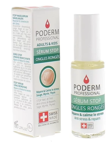 Croissance Ongles Rongés Huile-Sérum Ongles & Contours - Poderm Professional - 8ml